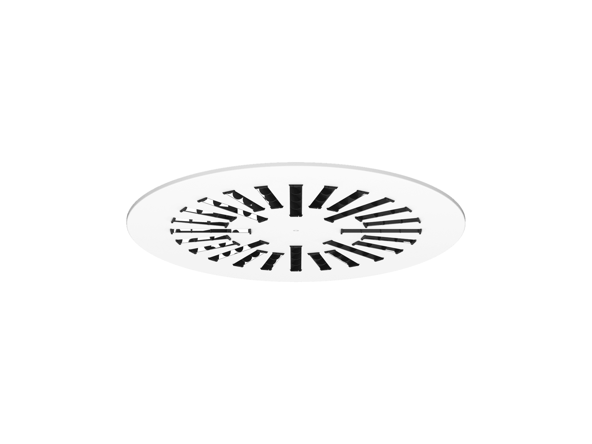 VVKR-B-R, Le diffuseur plafonnier tourbillonnaire convient à un large éventail d'installations